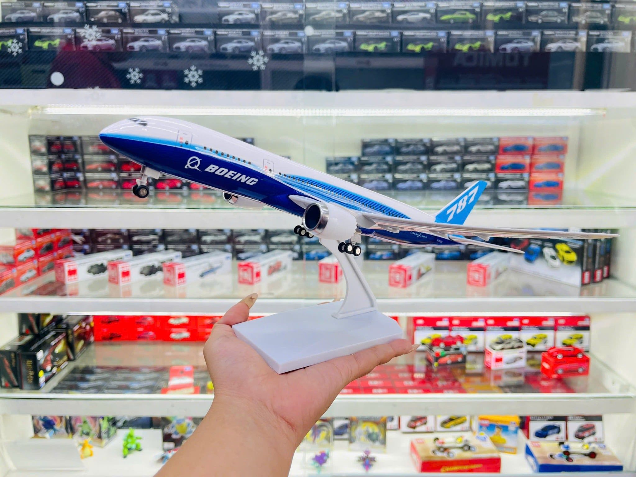  Mô hình máy bay Original B787 có bánh xe - kích thước 30cm MB30045 