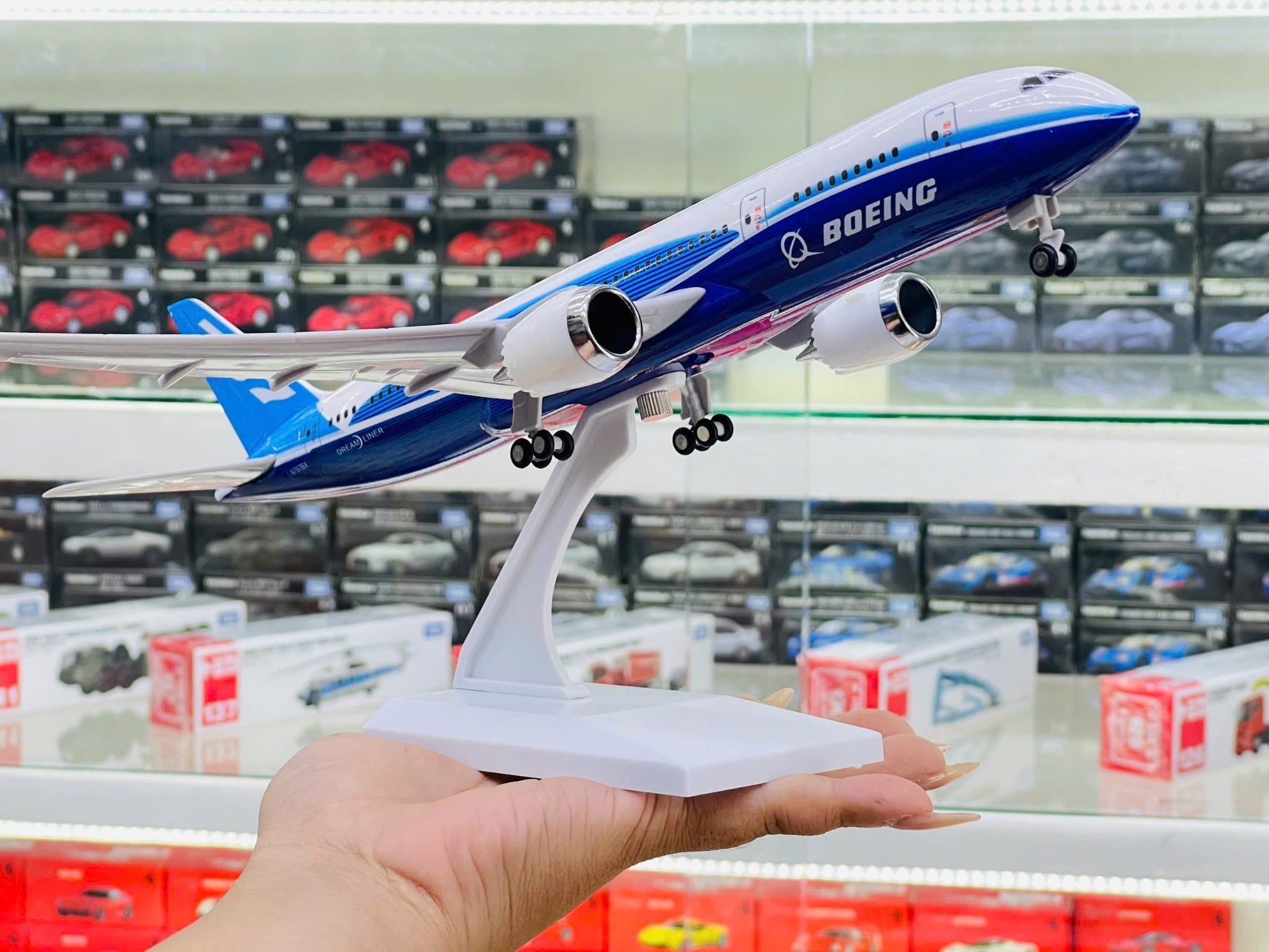  Mô hình máy bay Original B787 có bánh xe - kích thước 30cm MB30045 