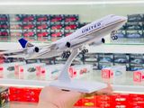  Mô hình máy bay UNITED B747 có bánh xe - kích thước 30cm MB30049 