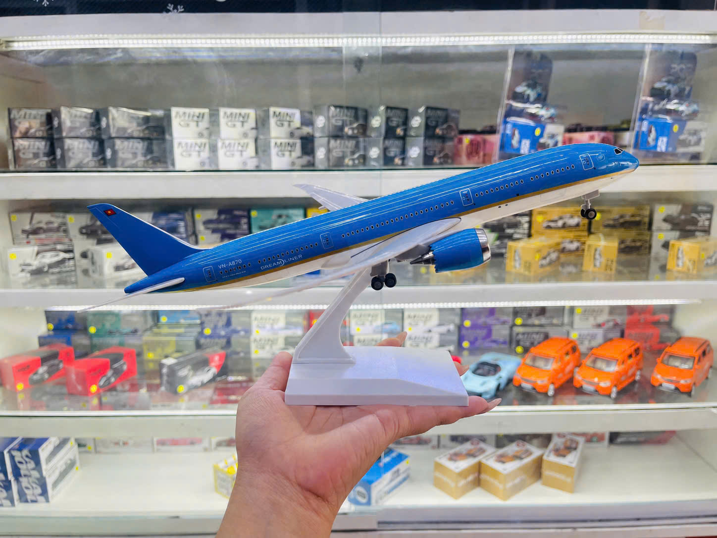  Mô hình máy bay VN Boeing B787 kích thước 30cm MB30037 