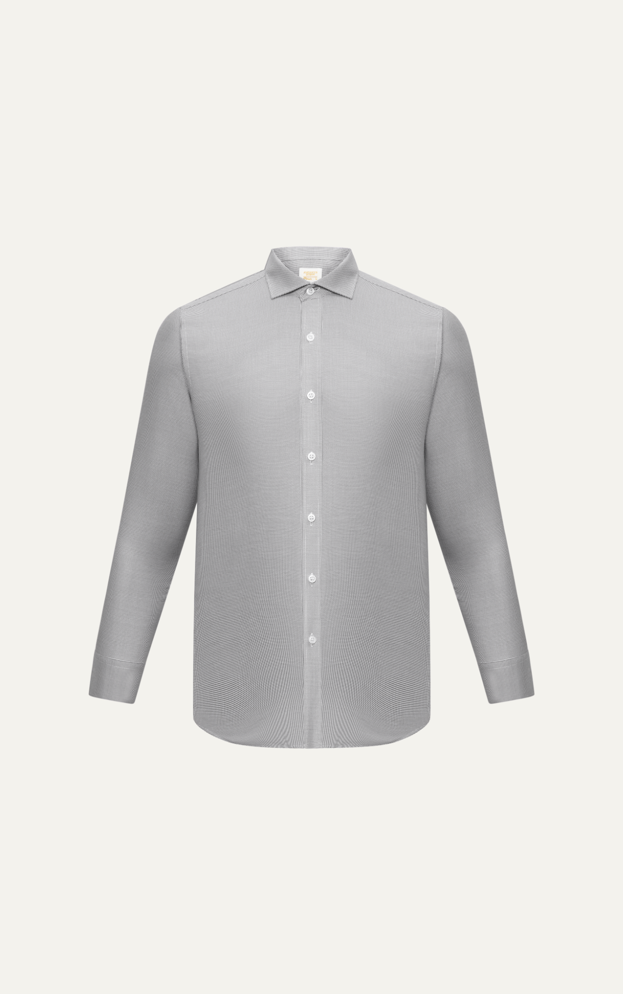AG6P1 PREMIUM SLIMFIT TEXTURE SHIRT - LIGHT GREY