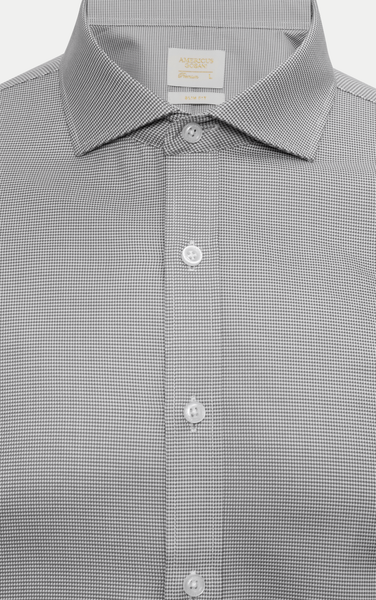  AG6P1 PREMIUM SLIMFIT TEXTURE SHIRT - LIGHT GREY 