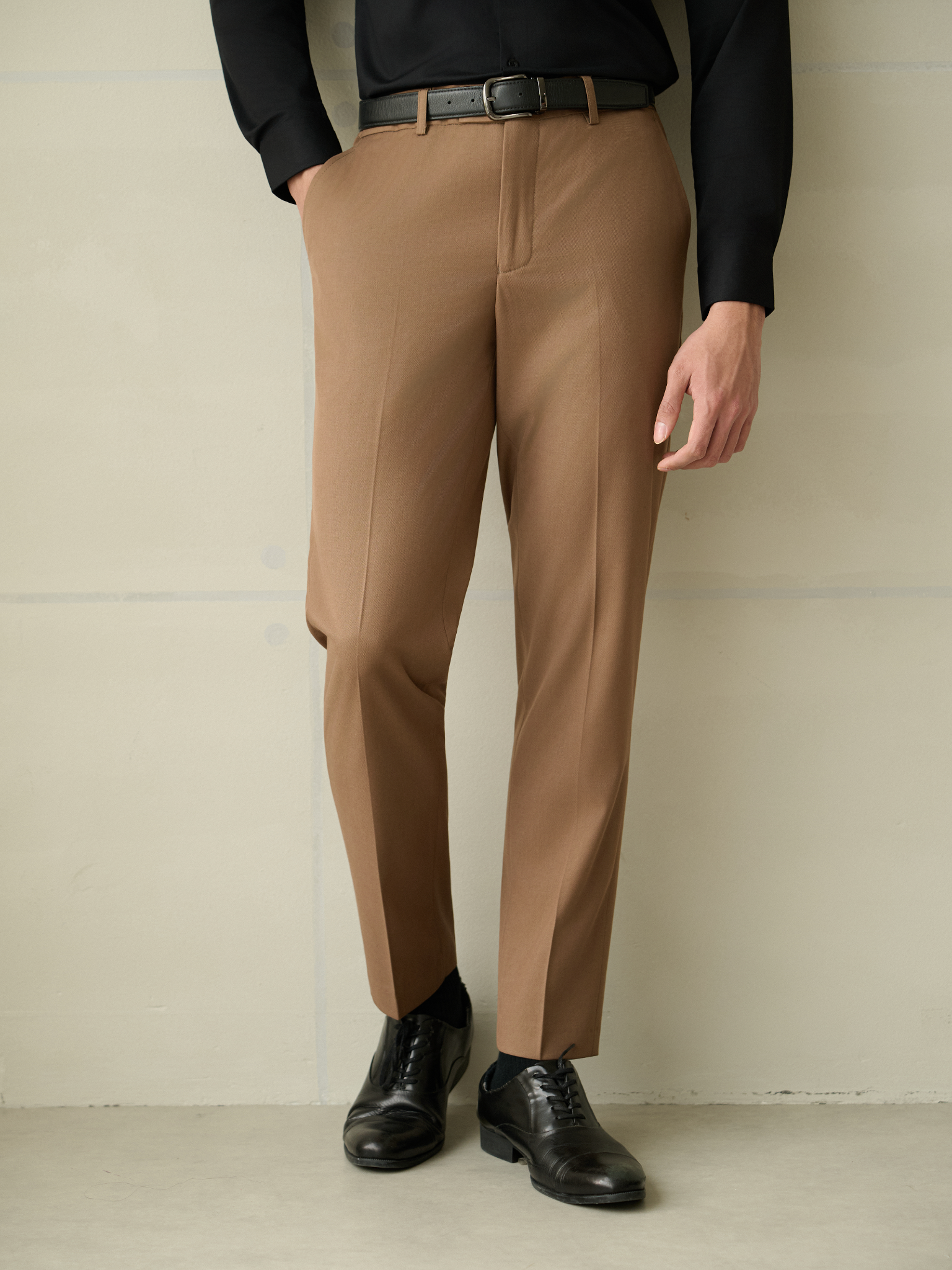 AGP4 PREMIUM SLIMFIT TROUSERS - BROWN