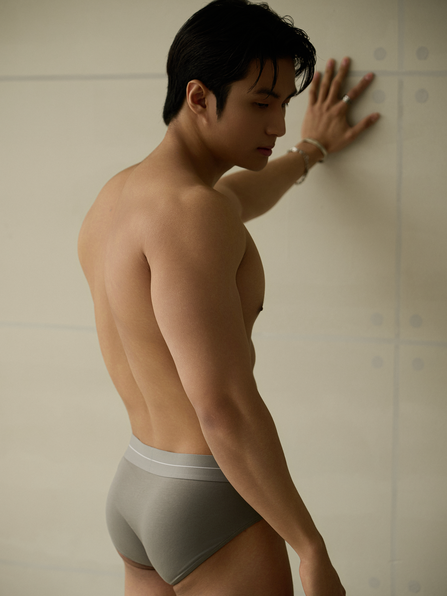 HI16 FACTORY BRIEF UNDERWEAR - LIGHT GREY