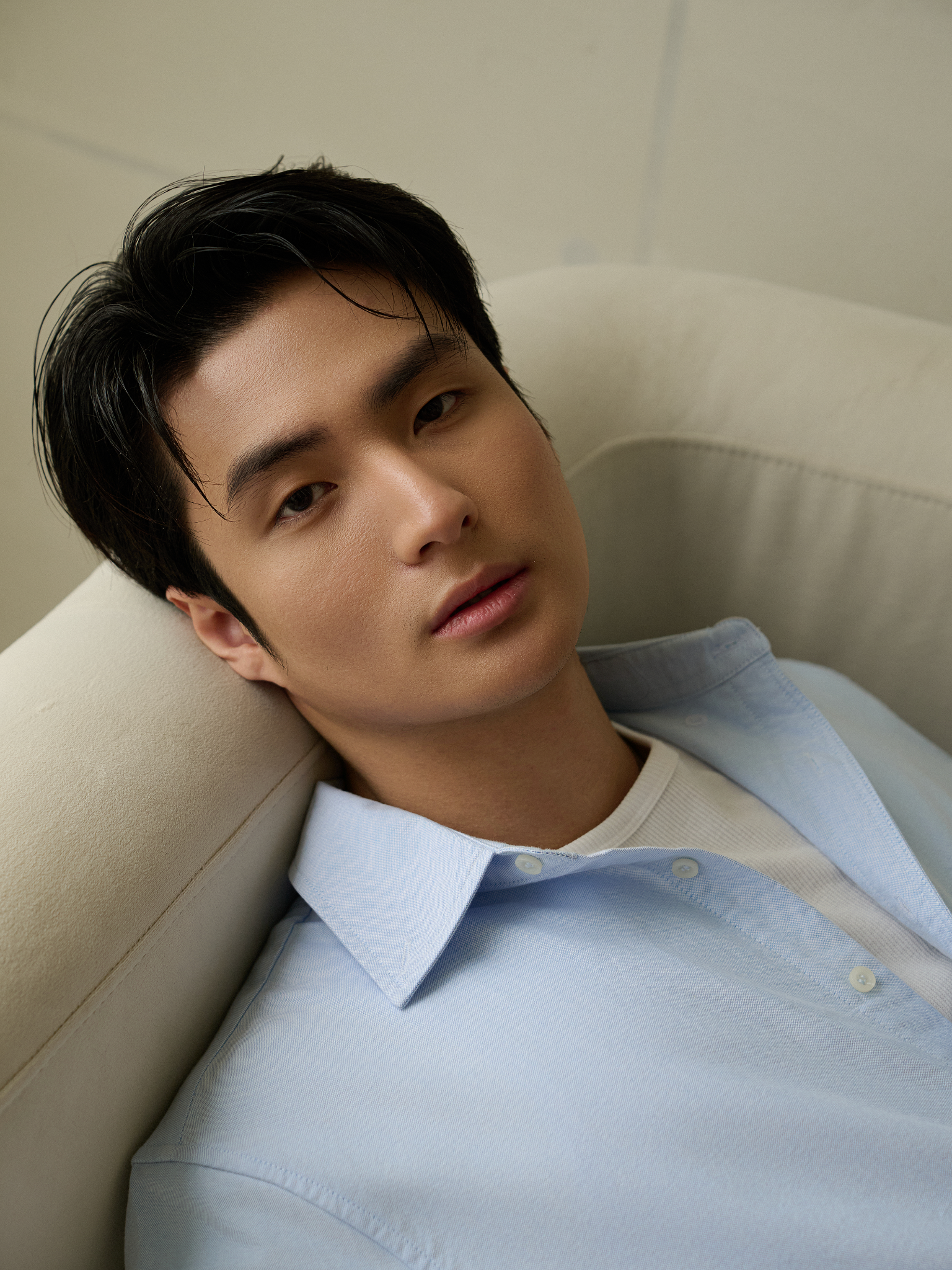 TT02 FACTORY OXFORD LOOSEFIT - LIGHT BLUE