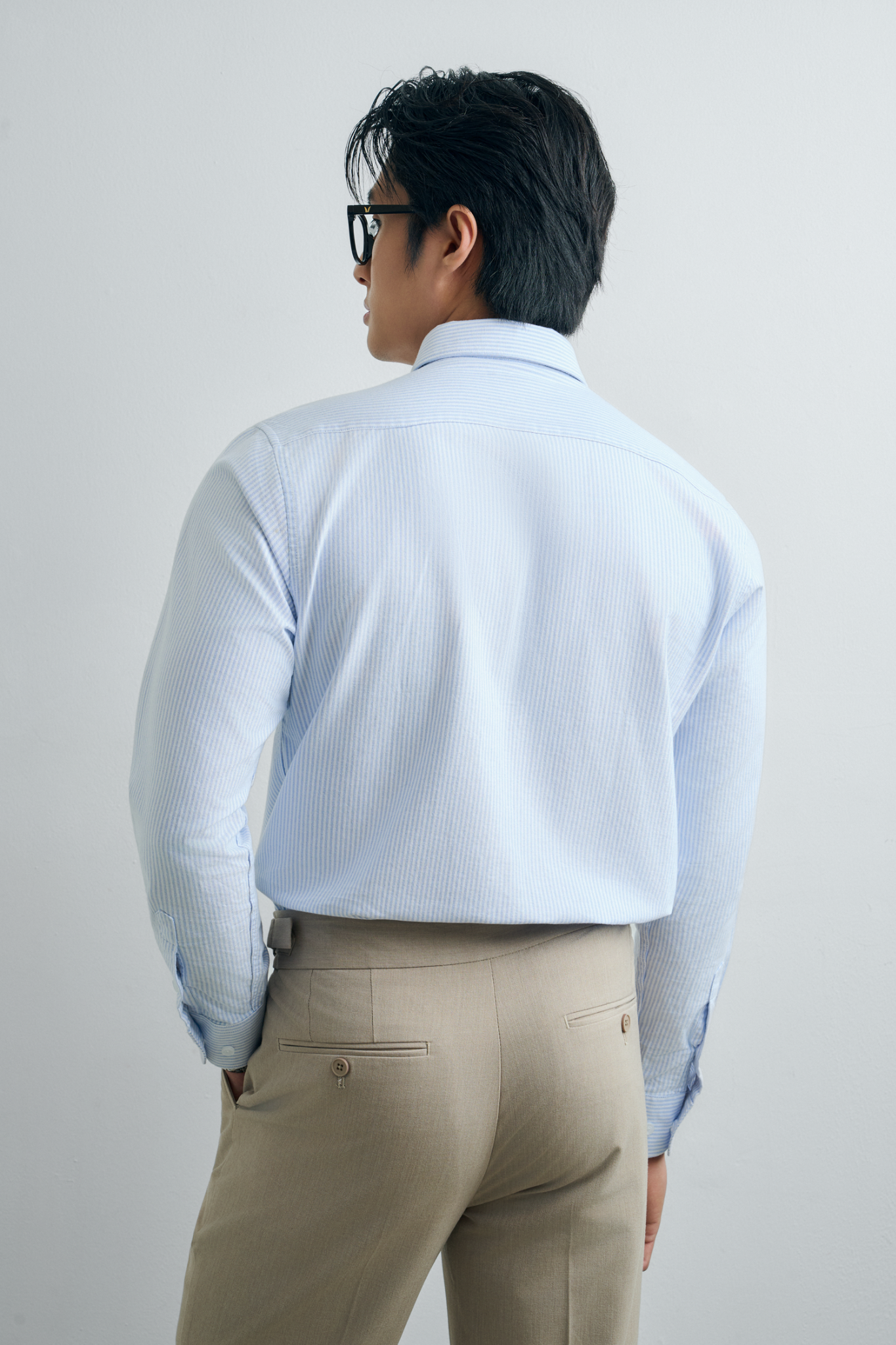 AG551 PREMIUM SLIMFIT SIDETAB TROUSERS - BEIGE