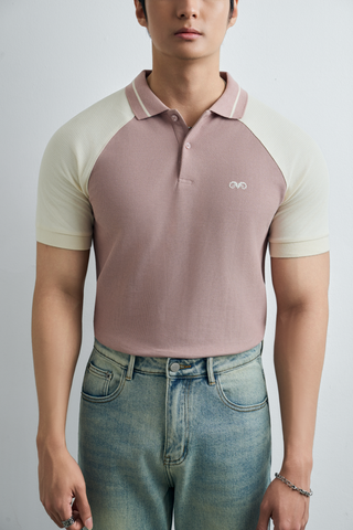 AG892 REGULAR FIT MIXED COLOR POLO - PINK