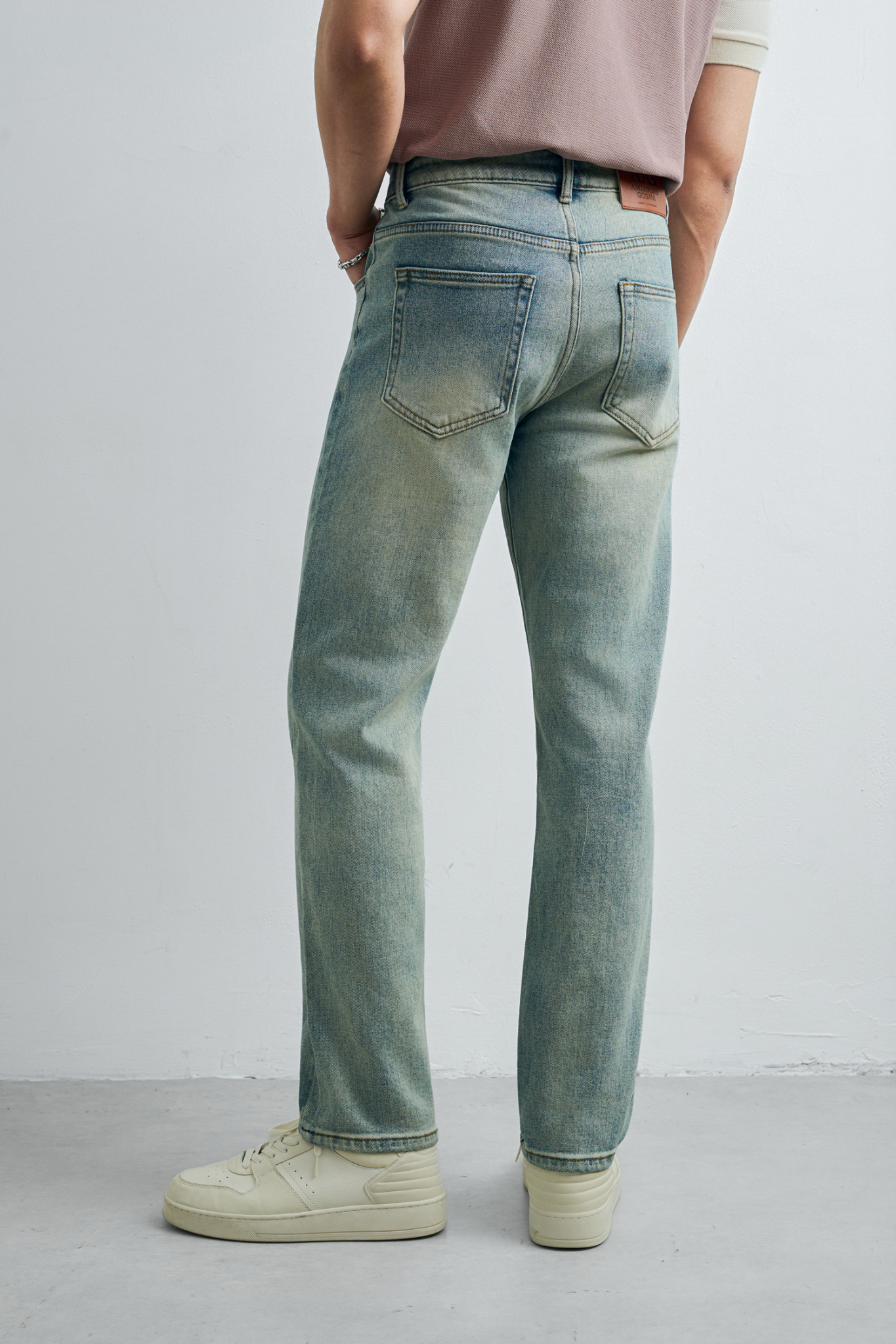 M02 FACTORY AG STRAIGHT SLIMFIT JEANS - LIGHT BLUE