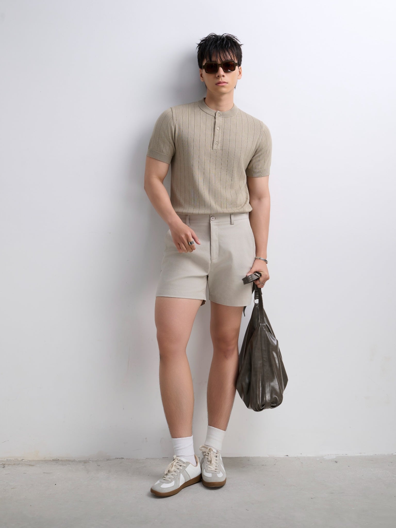 AG743 PREMIUM REGULAR FIT KNIT TSHIRT - OLIVE