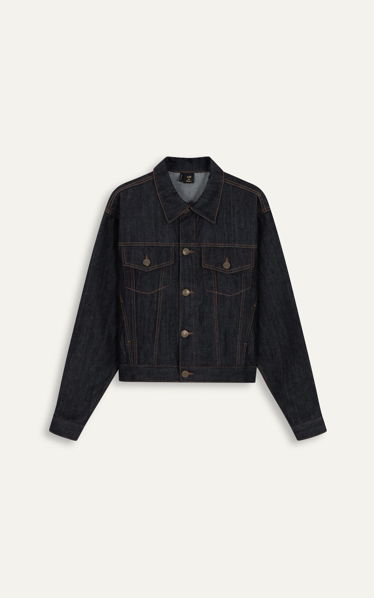 PREMIUM RAW DENIM JACKET M08 - DARK BLUE