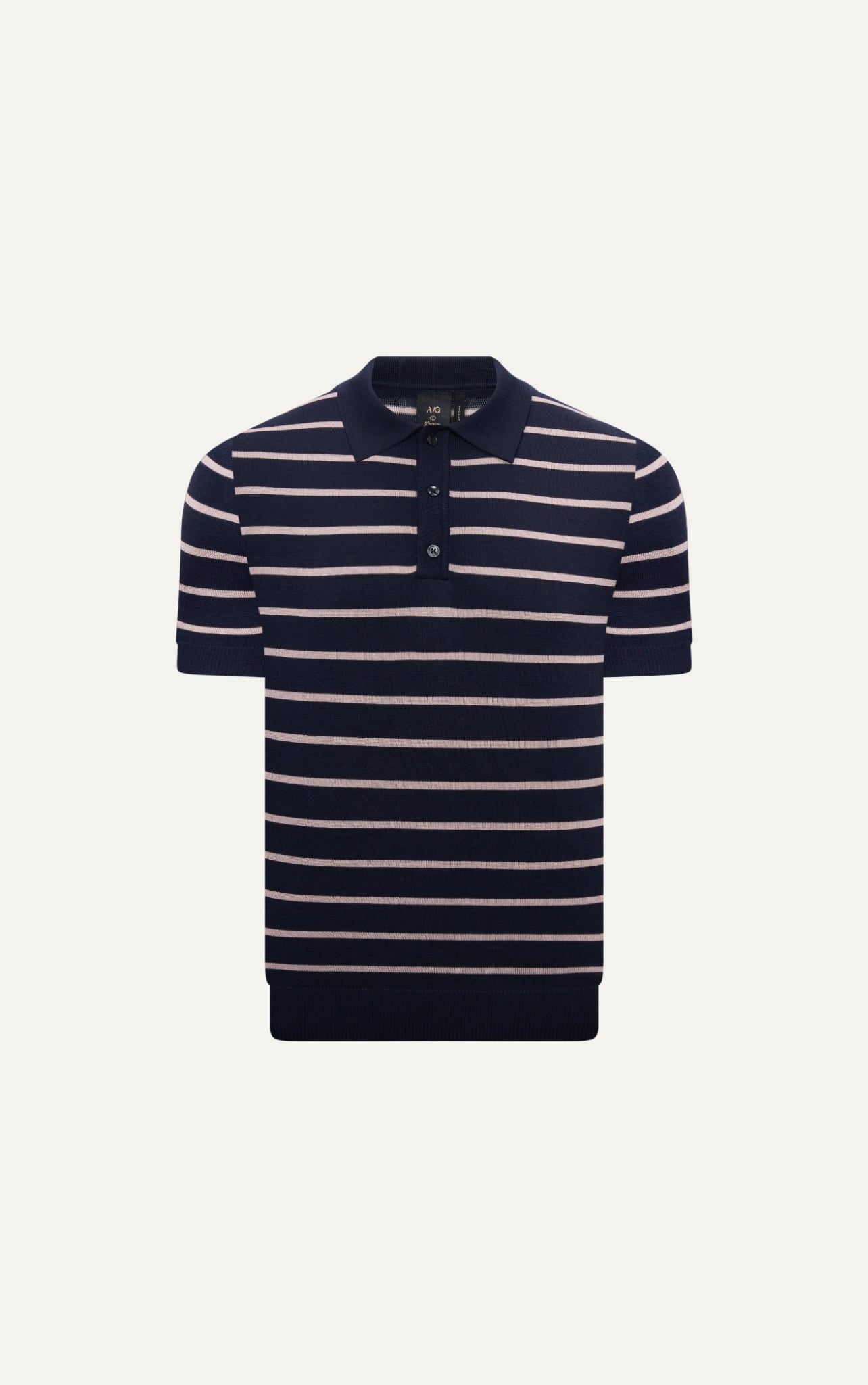 AG558 PREMIUM REGULAR FIT KNIT POLO - DARK BLUE