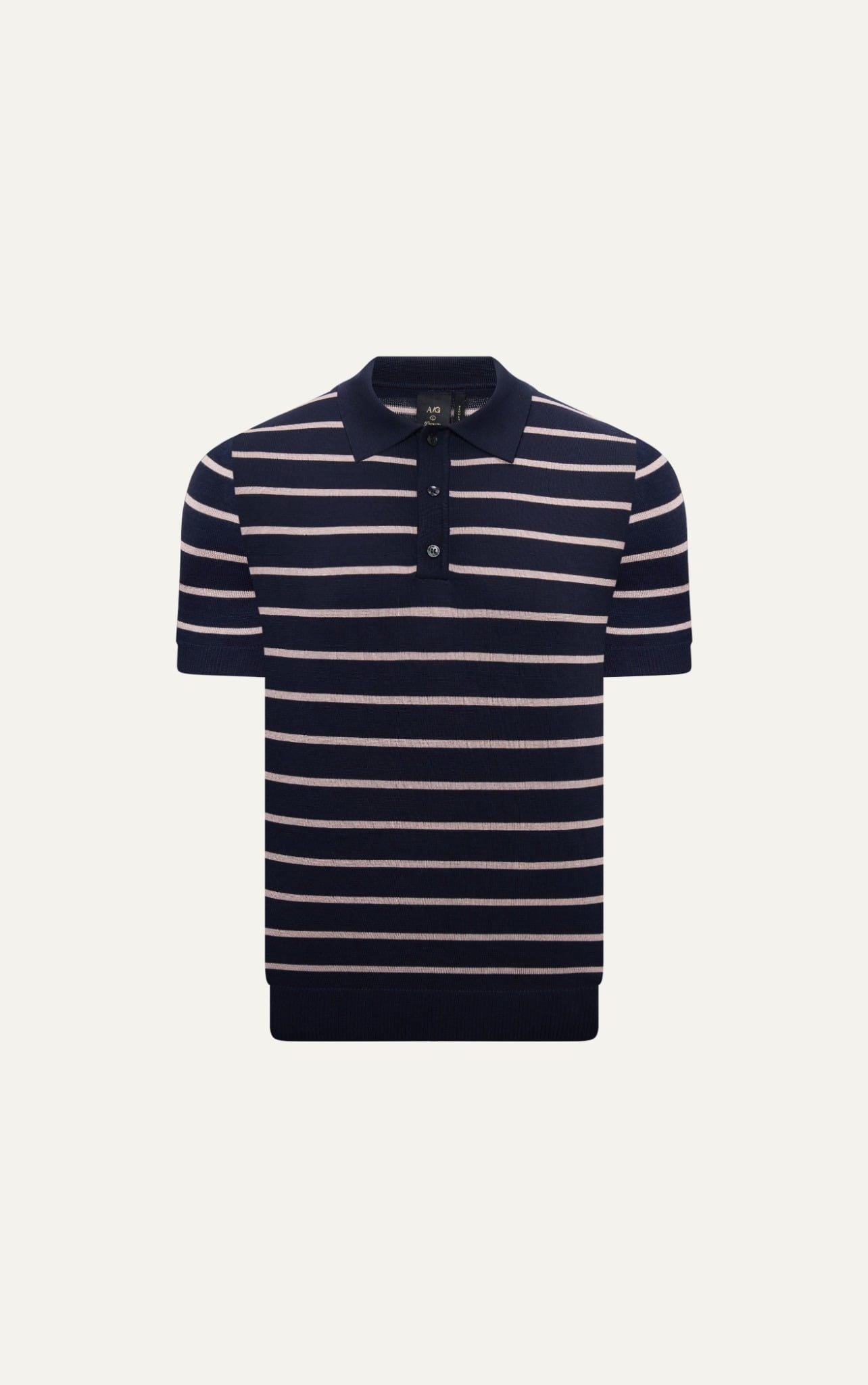  AG558 PREMIUM REGULAR FIT KNIT POLO - DARK BLUE 