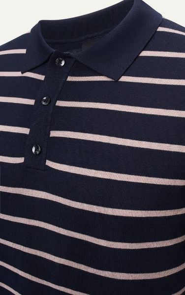  AG558 PREMIUM REGULAR FIT KNIT POLO - DARK BLUE 