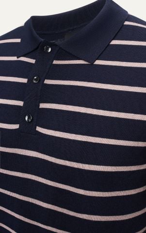 AG558 PREMIUM REGULAR FIT KNIT POLO - DARK BLUE