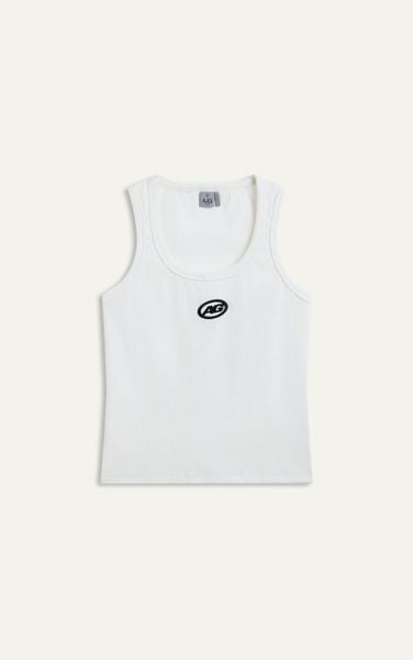  T01 FACTORY SLIM FIT BASIC TANKTOP - WHITE
