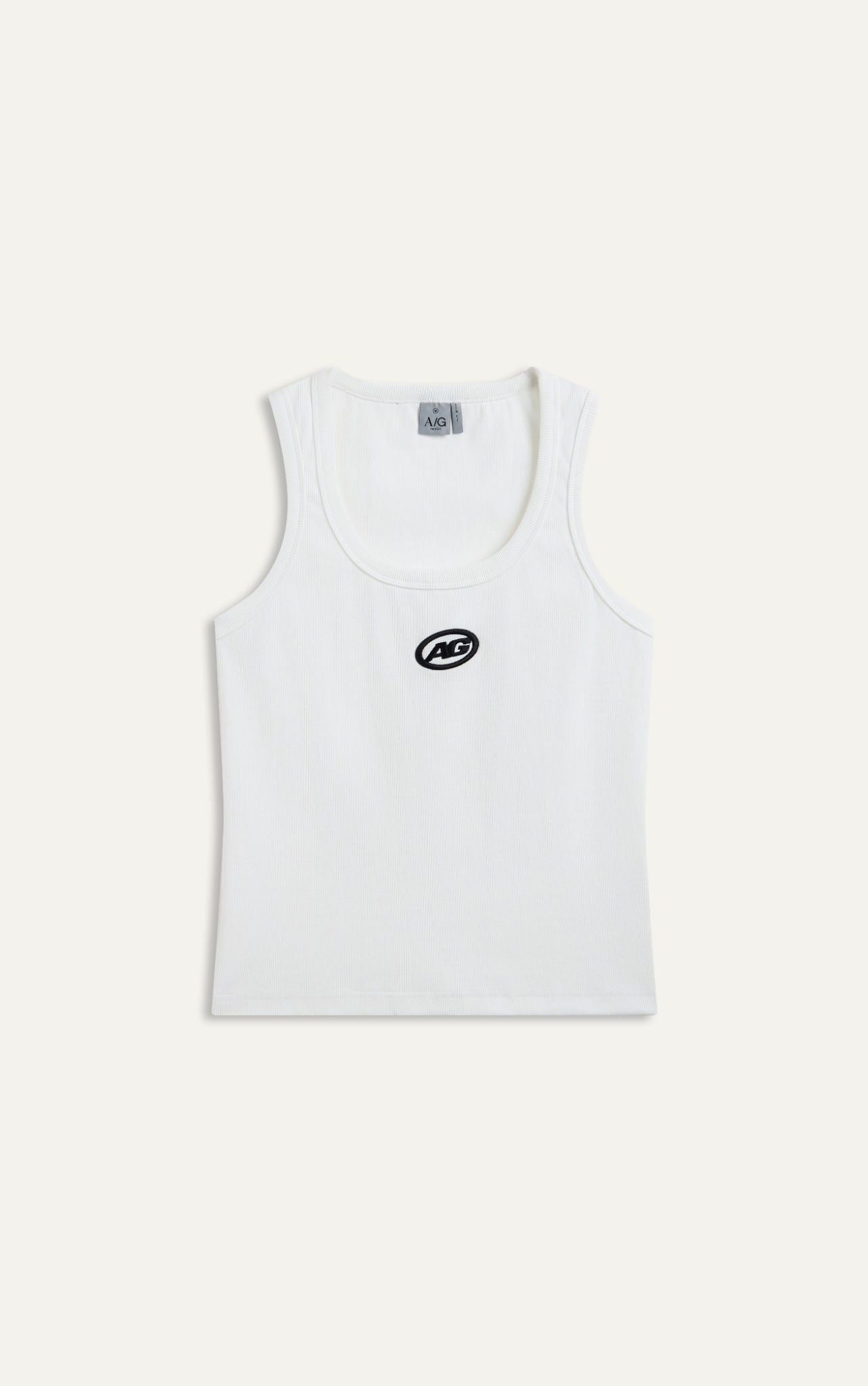  T01 FACTORY SLIM FIT BASIC TANKTOP - WHITE 