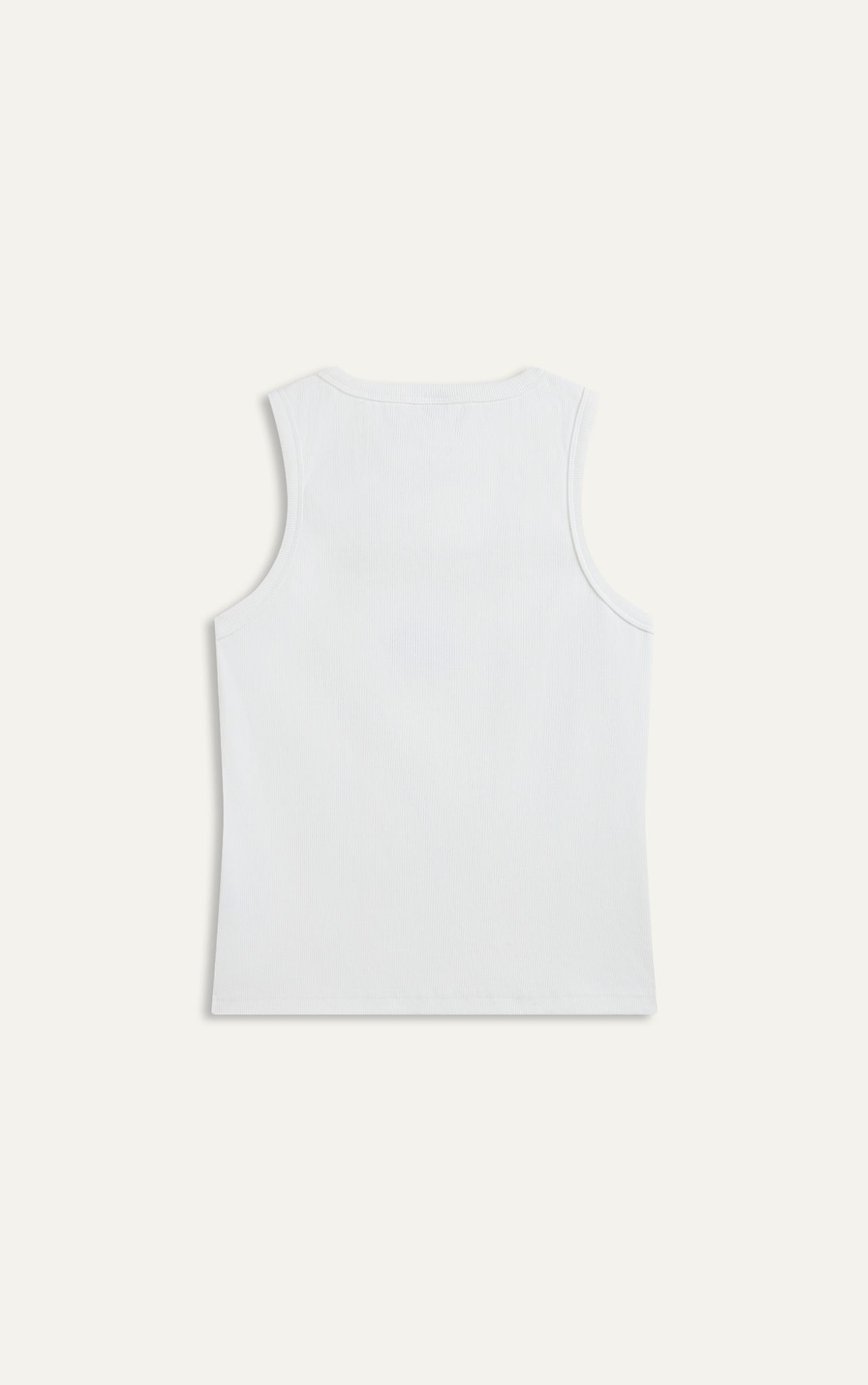 T01 FACTORY SLIM FIT BASIC TANKTOP - WHITE