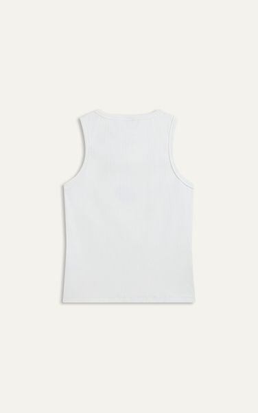  T01 FACTORY SLIM FIT BASIC TANKTOP - WHITE 