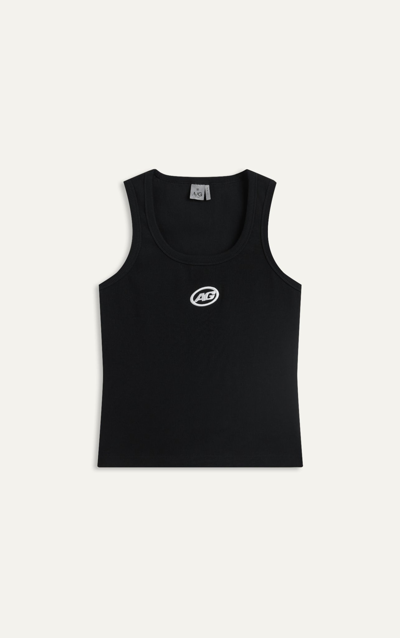 T01 FACTORY SLIM FIT BASIC TANKTOP - BLACK