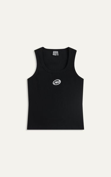 T01 FACTORY SLIM FIT BASIC TANKTOP - BLACK