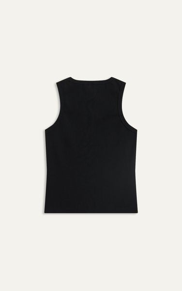  T01 FACTORY SLIM FIT BASIC TANKTOP - BLACK 