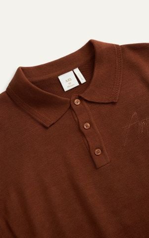 N456 CLASSIQUE KNIT POLO - ORANGE