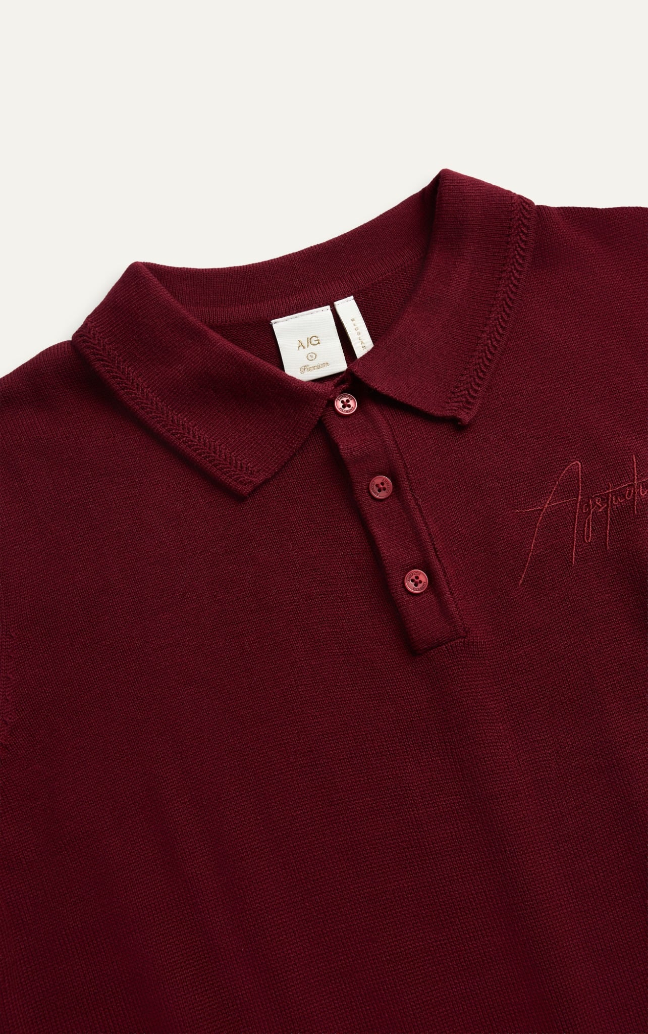 N456 CLASSIQUE KNIT POLO - RED