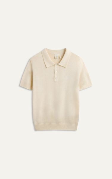  N456 CLASSIQUE KNIT POLO - OFF WHITE