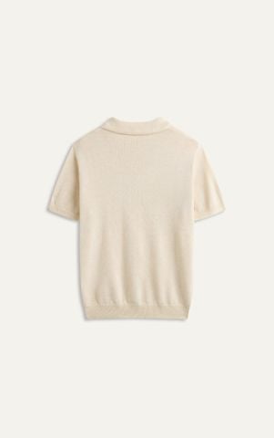 N456 CLASSIQUE KNIT POLO - OFF WHITE