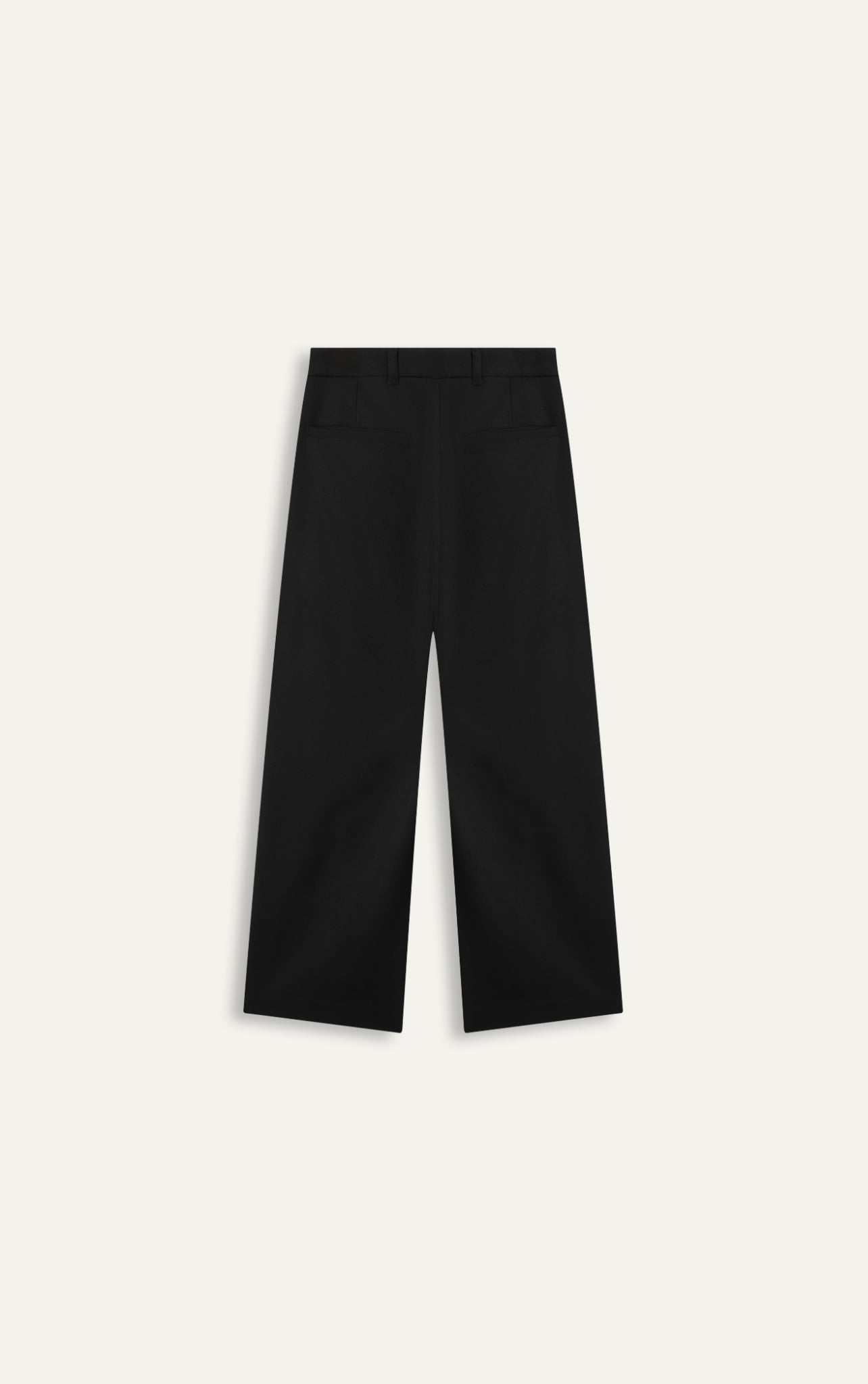 HB01 AMERICUS GOSANI PLEATED BAGGY TROUSERS - BLACK