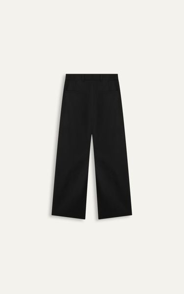  HB01 AMERICUS GOSANI PLEATED BAGGY TROUSERS - BLACK 