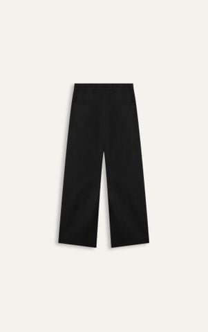 HB01 AMERICUS GOSANI PLEATED BAGGY TROUSERS - BLACK