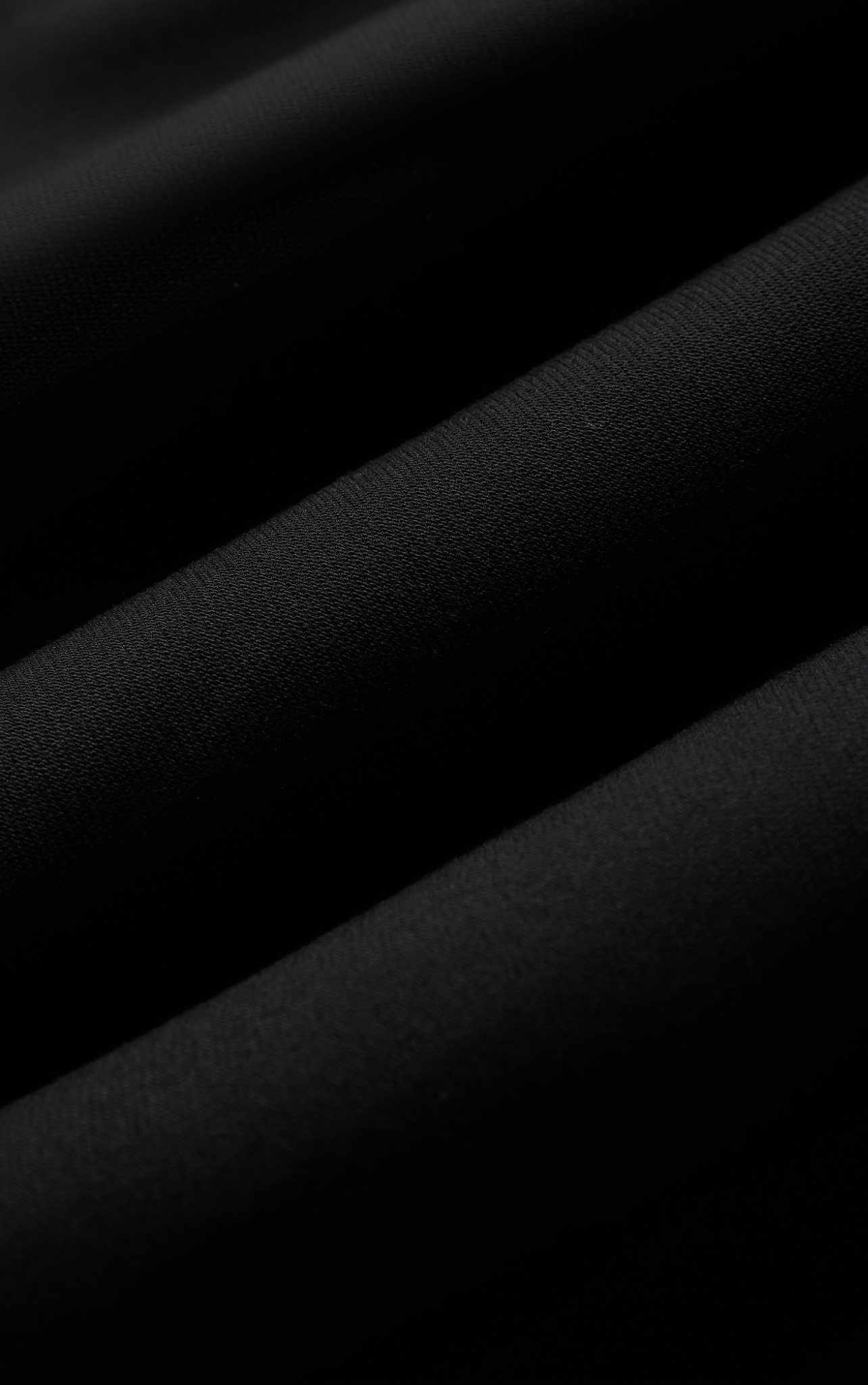 HB01 AMERICUS GOSANI PLEATED BAGGY TROUSERS - BLACK