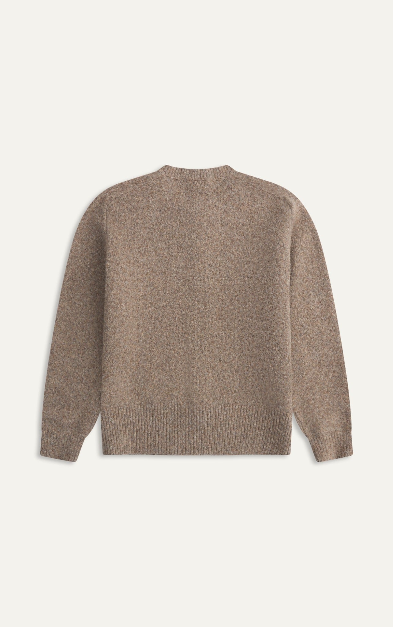 N479 PREMIUM KNIT JACKET REGULAR FIT-BROWN