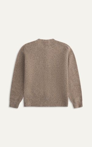 N479 PREMIUM KNIT JACKET REGULAR FIT-BROWN
