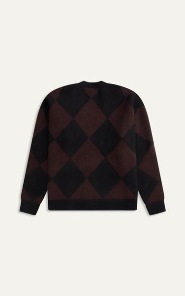  AG475 PREMIUM REGULAR FIT CARDIGAN - BROWN 