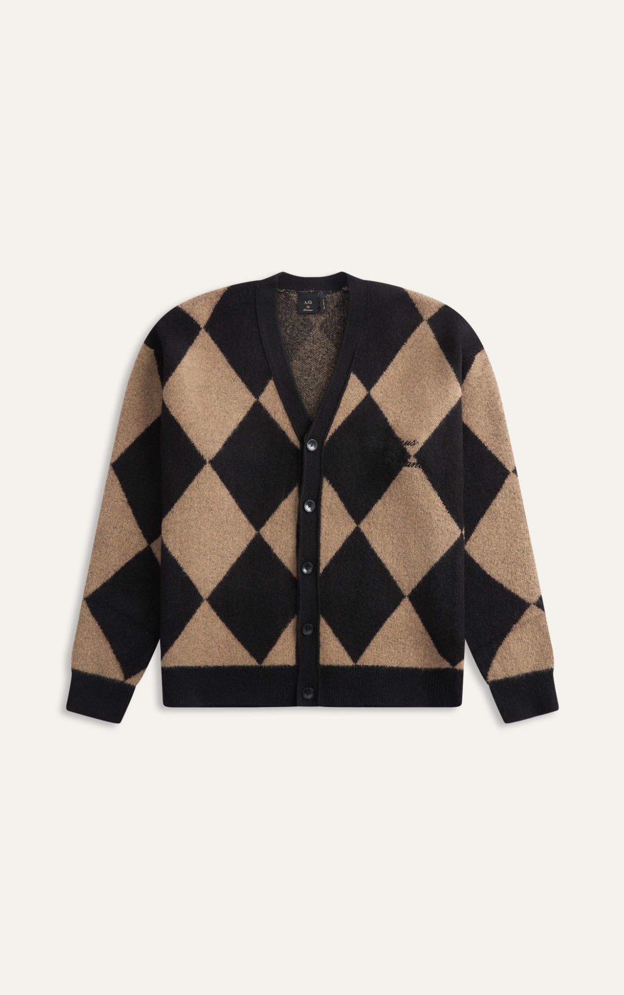 AG475 PREMIUM REGULAR FIT CARDIGAN - BEIGE