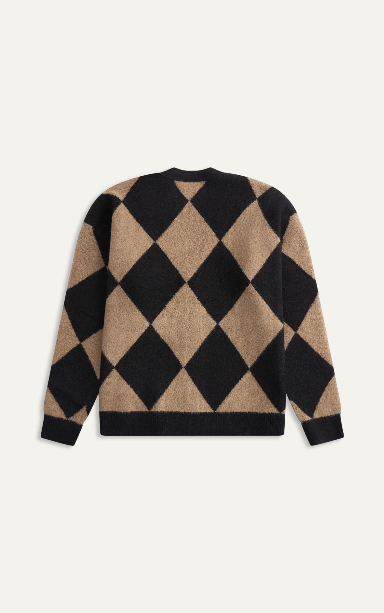 AG475 PREMIUM REGULAR FIT CARDIGAN - BEIGE