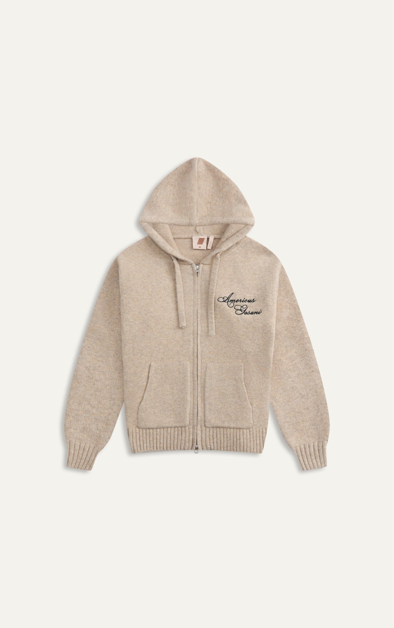 N473 PREMIUM KNIT COUPLE JACKET SLIM FIT FOR WOMEN - BEIGE