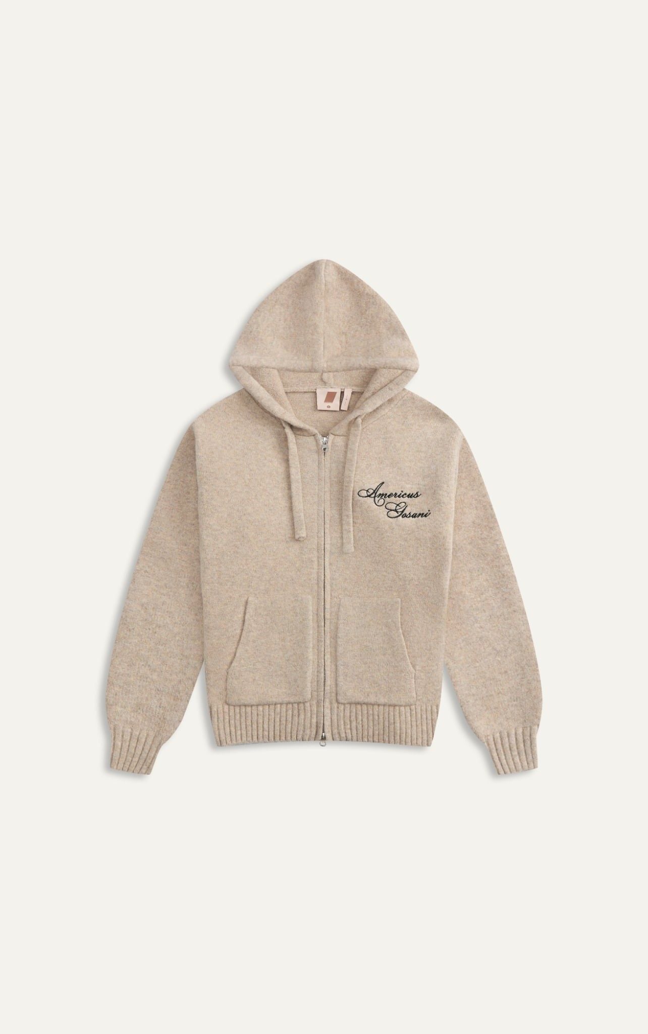  N473 PREMIUM KNIT COUPLE JACKET SLIM FIT FOR WOMEN - BEIGE 