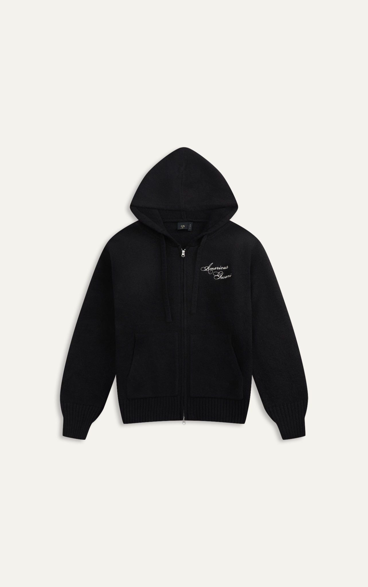  N473 PREMIUM KNIT COUPLE JACKET SLIM FIT FOR WOMEN - BLACK 