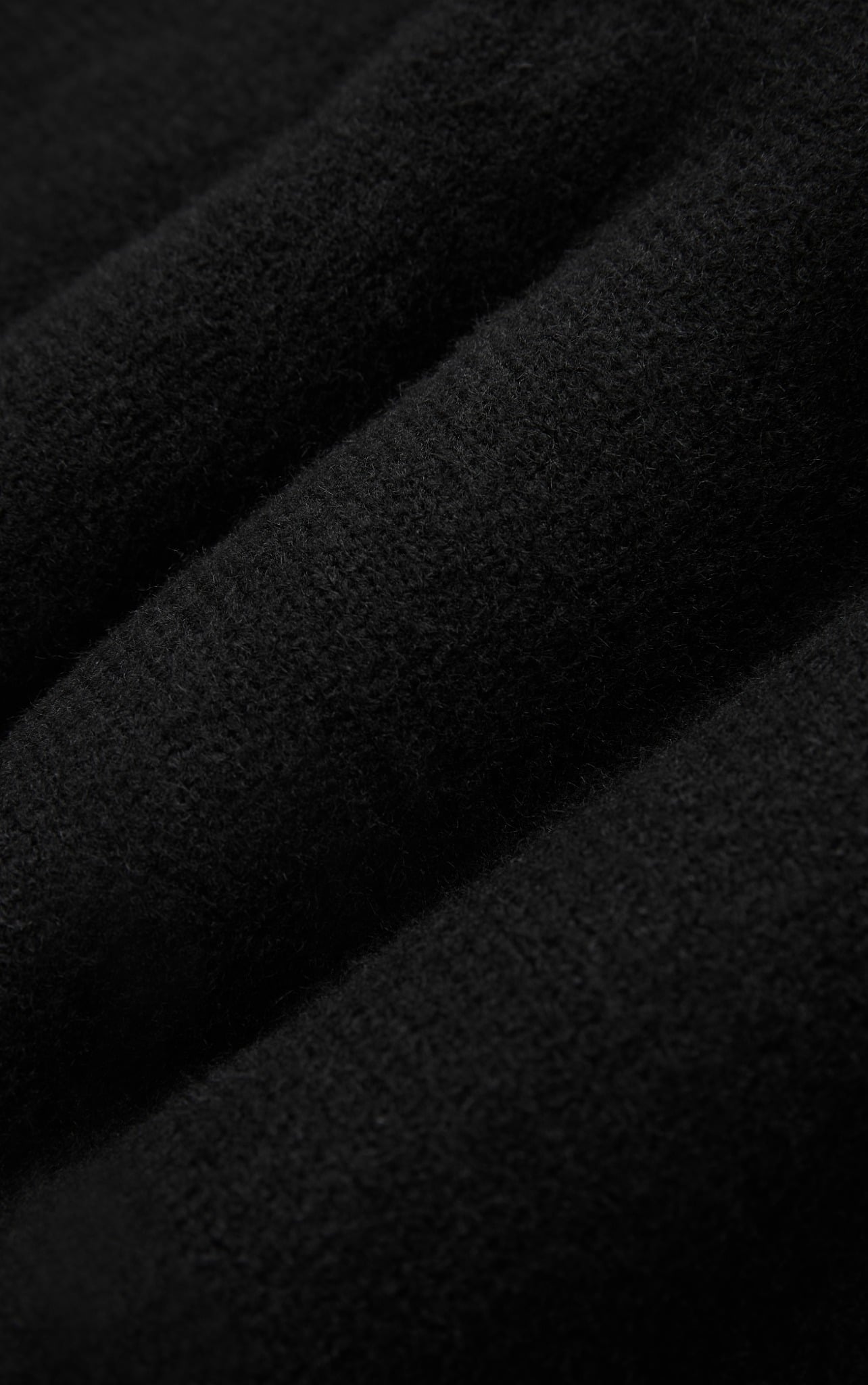 N440 PREMIUM KNIT COUPLE JACKET SLIM FIT - BLACK