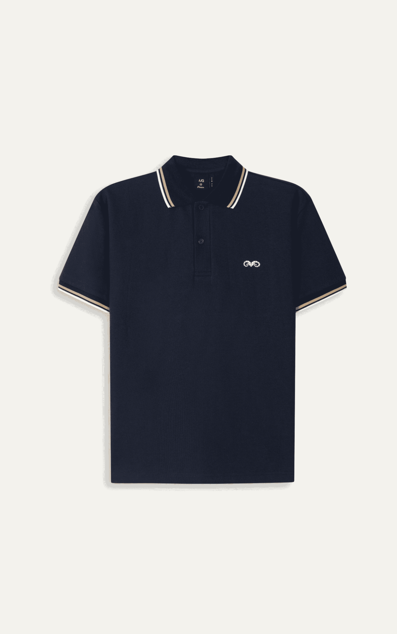 AG6102 SLIMFIT POLO - DARK BLUE