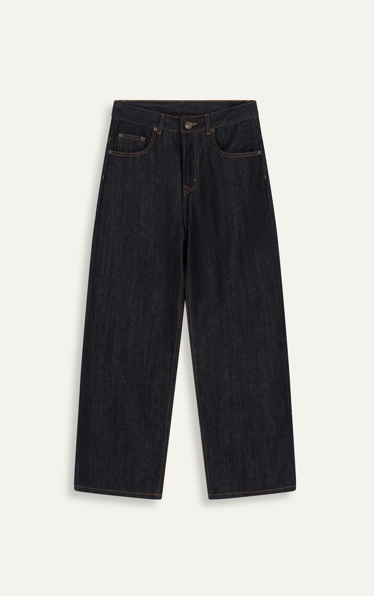 PREMIUM RAW DENIM PANTS M07 - DARK BLUE