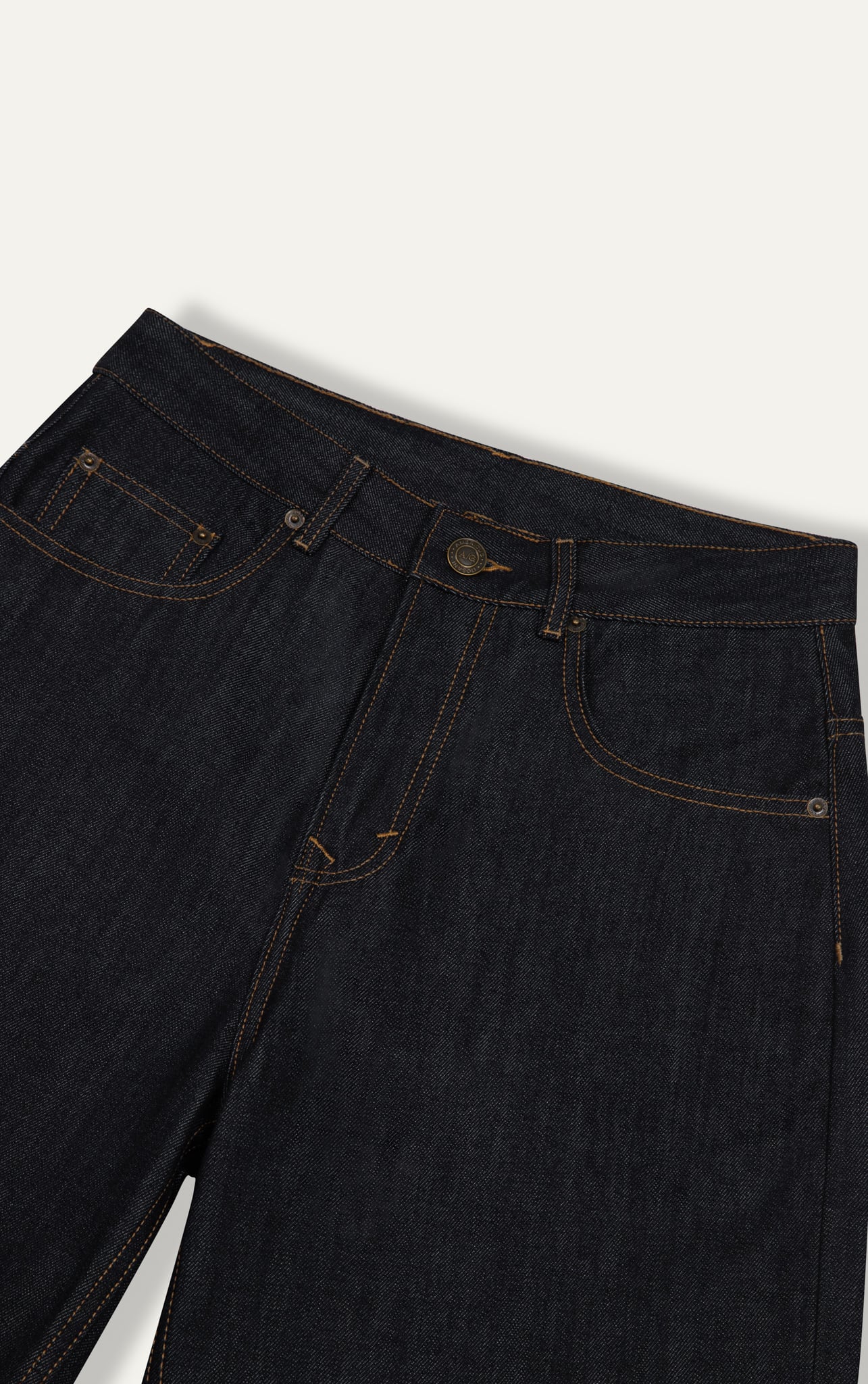PREMIUM RAW DENIM PANTS M07 - DARK BLUE