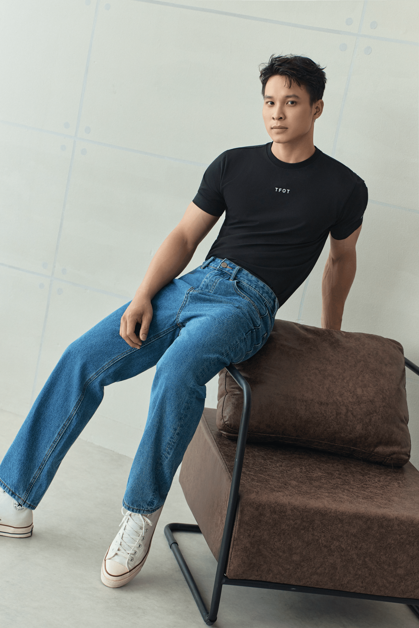 AG67 PREMIUM REGULAR FIT RELAX JEANS - DARK BLUE