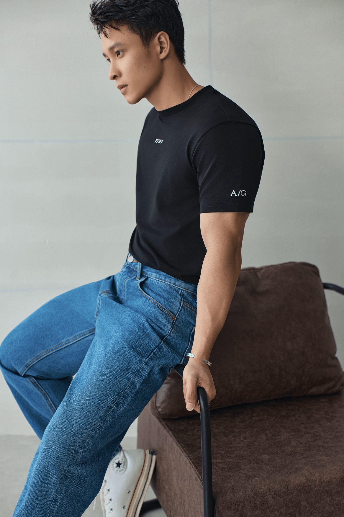 AG67 PREMIUM REGULAR FIT RELAX JEANS - DARK BLUE