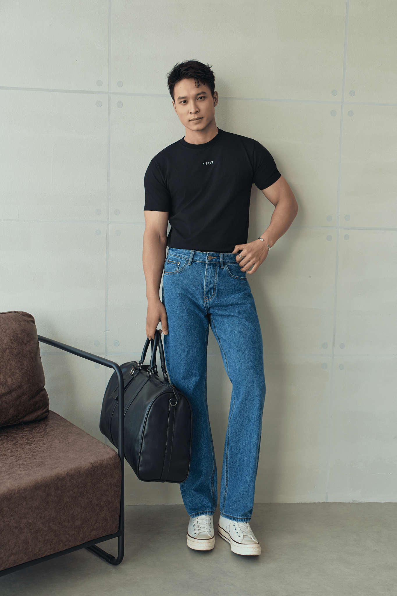 AG67 PREMIUM REGULAR FIT RELAX JEANS - DARK BLUE