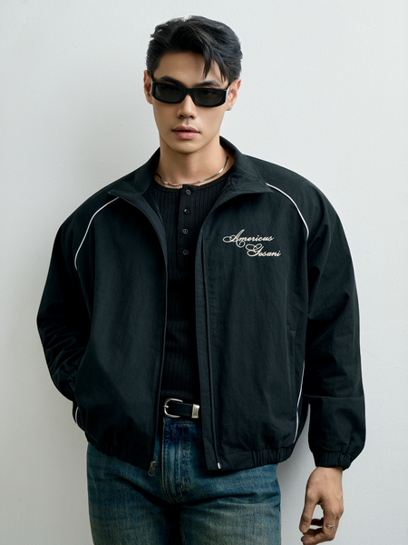  TT27 AMERICUS GOSANI WINDBREAKER JACKETS - BLACK