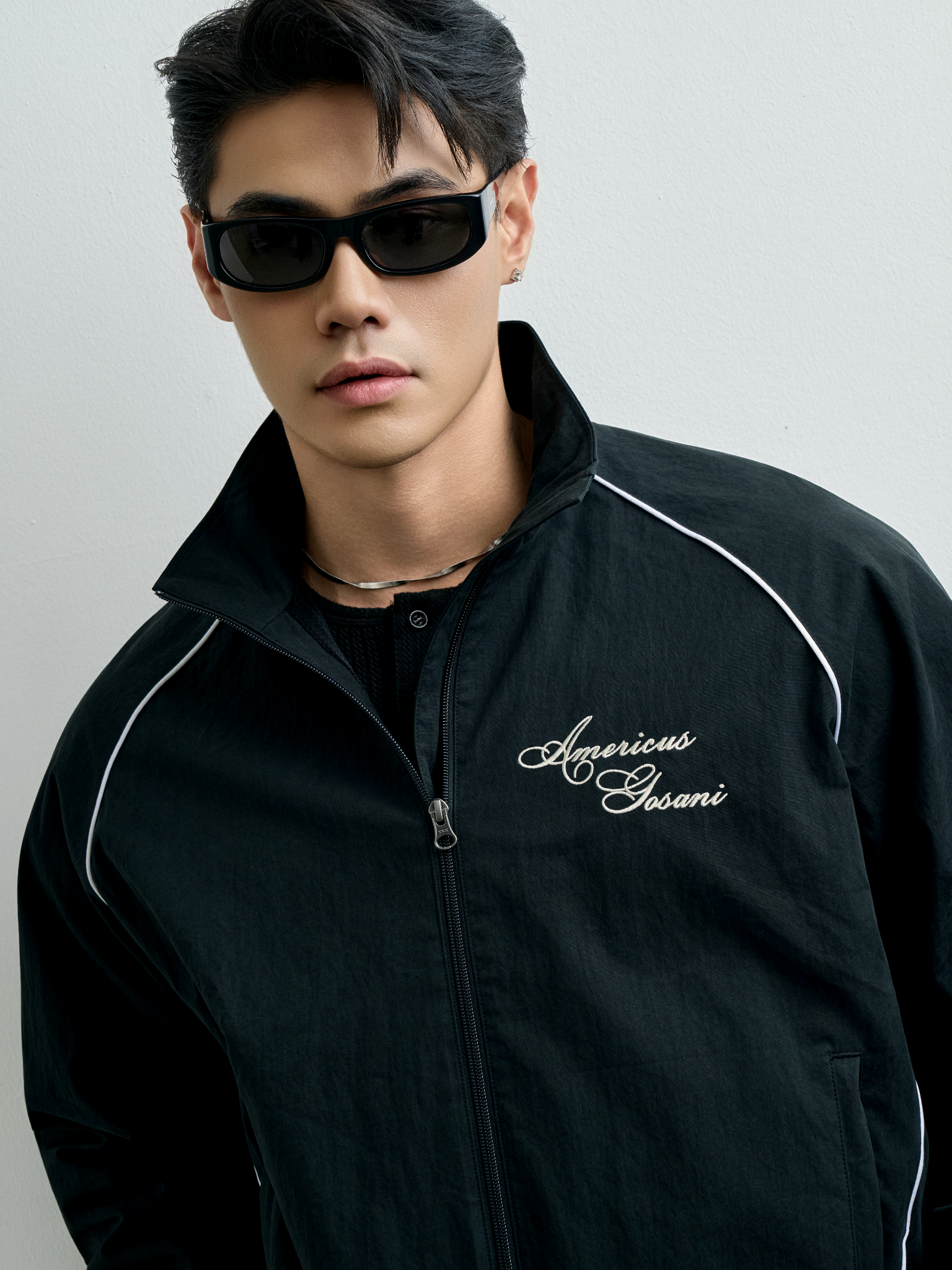 TT27 AMERICUS GOSANI WINDBREAKER JACKETS - BLACK